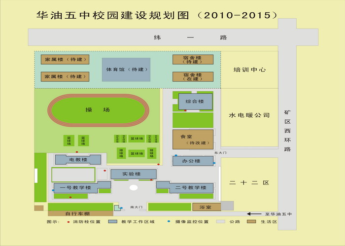 华北油田第五中学五年发展规划